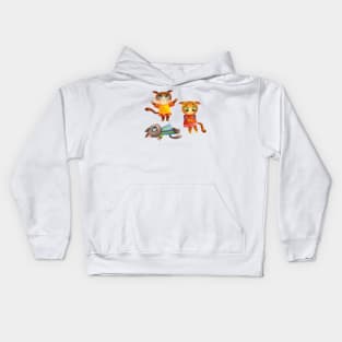 Sad Cats Kids Hoodie